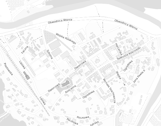 Mapa z adresem organizacji