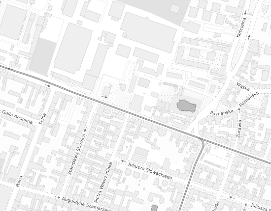 Mapa z adresem organizacji