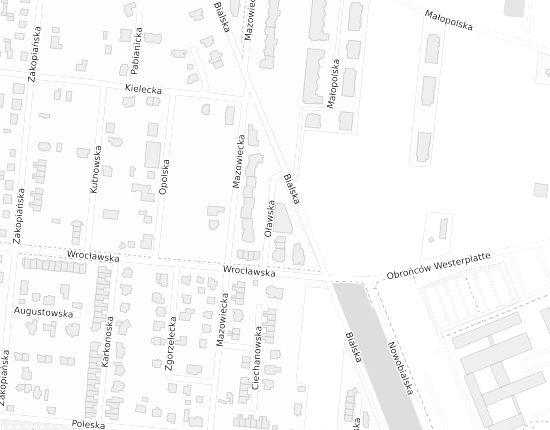 Mapa z adresem organizacji
