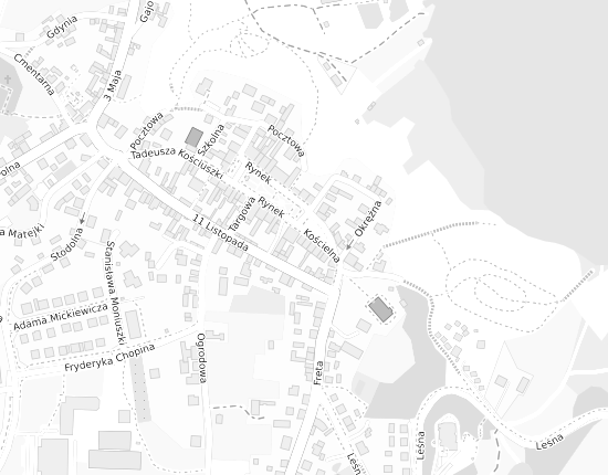 Mapa z adresem organizacji
