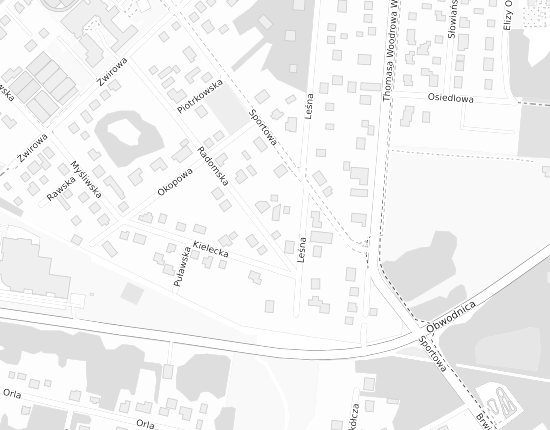 Mapa z adresem organizacji