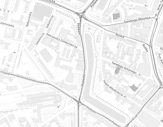 Mapa z adresem organizacji