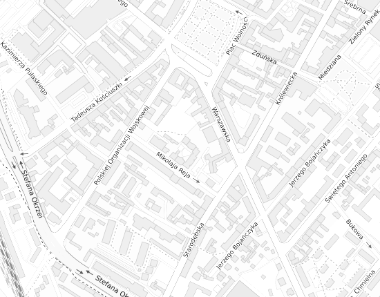Mapa z adresem organizacji