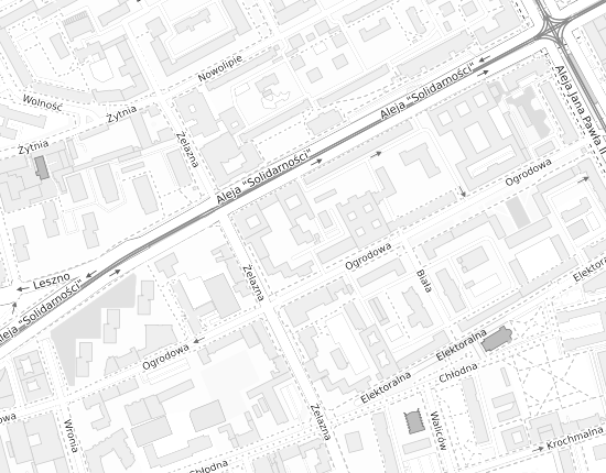 Mapa z adresem organizacji