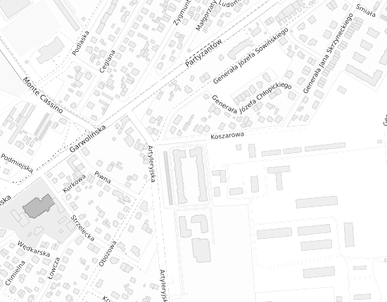 Mapa z adresem organizacji