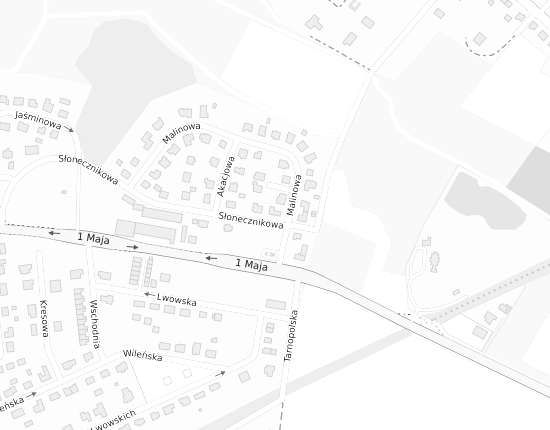 Mapa z adresem organizacji