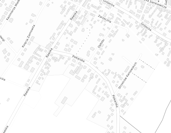 Mapa z adresem organizacji