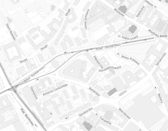 Mapa z adresem organizacji