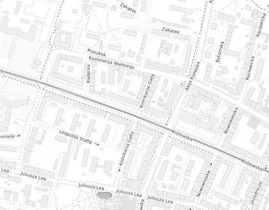 Mapa z adresem organizacji