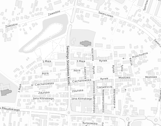 Mapa z adresem organizacji