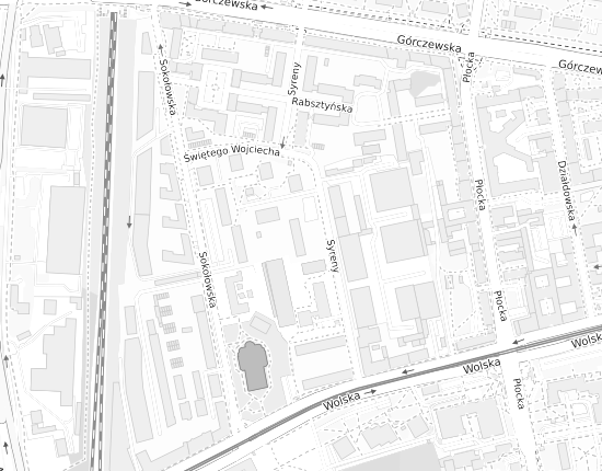 Mapa z adresem organizacji