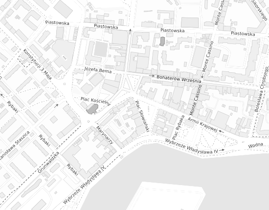 Mapa z adresem organizacji