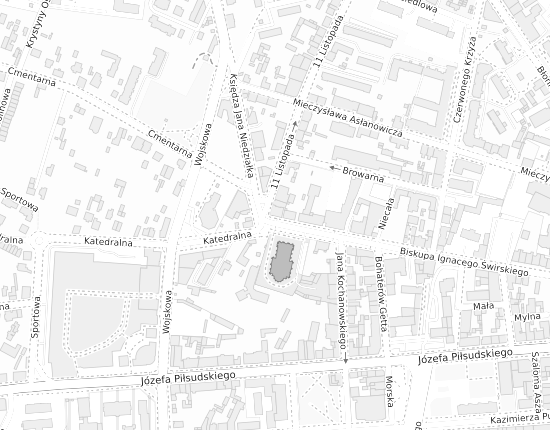 Mapa z adresem organizacji
