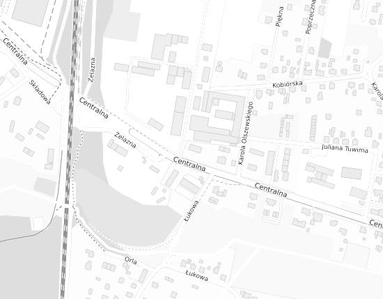 Mapa z adresem organizacji