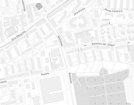 Mapa z adresem organizacji