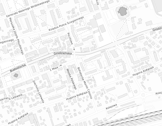 Mapa z adresem organizacji