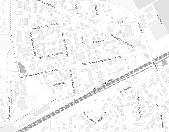 Mapa z adresem organizacji