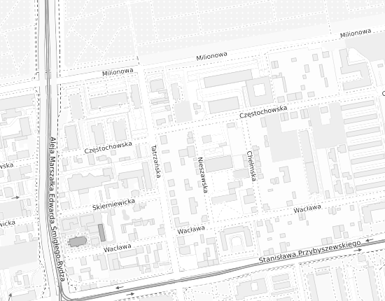 Mapa z adresem organizacji