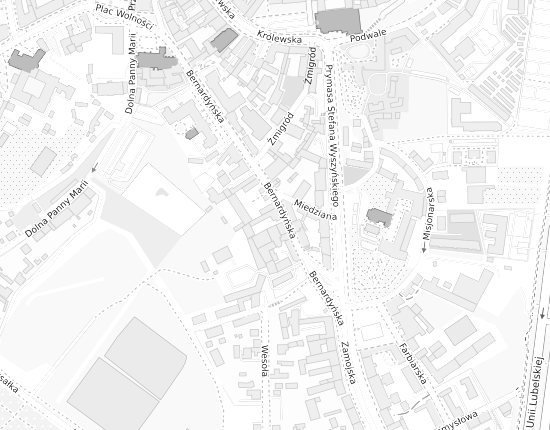 Mapa z adresem organizacji