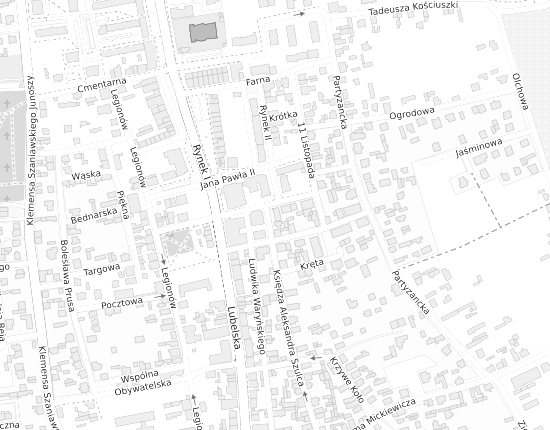Mapa z adresem organizacji