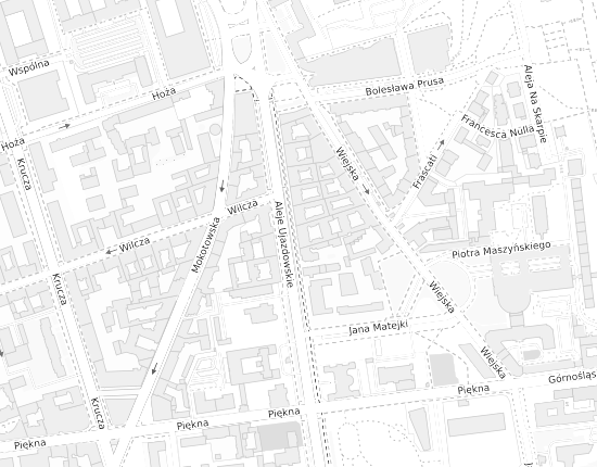 Mapa z adresem organizacji