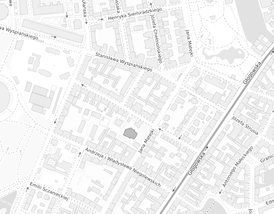 Mapa z adresem organizacji