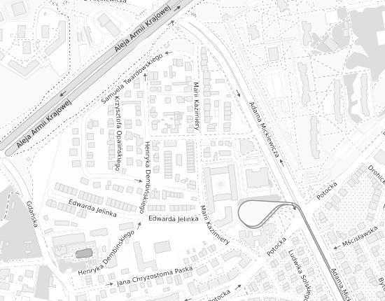 Mapa z adresem organizacji