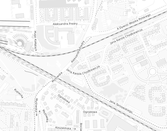 Mapa z adresem organizacji