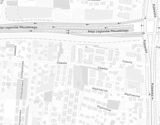 Mapa z adresem organizacji