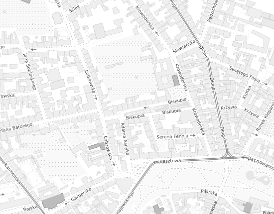 Mapa z adresem organizacji