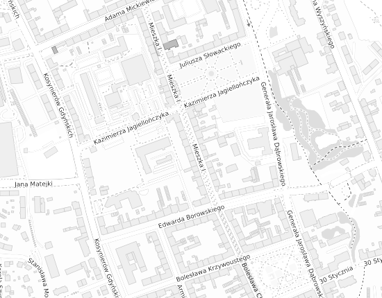 Mapa z adresem organizacji