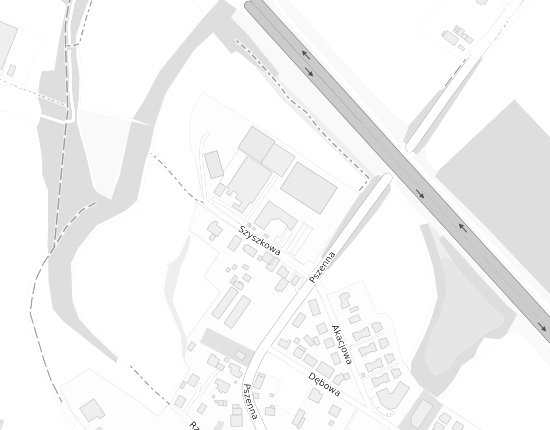 Mapa z adresem organizacji