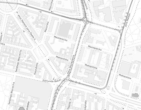 Mapa z adresem organizacji