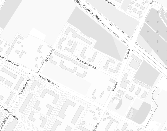 Mapa z adresem organizacji