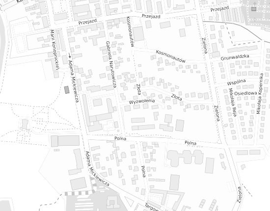 Mapa z adresem organizacji