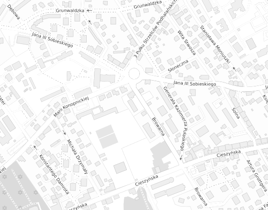 Mapa z adresem organizacji