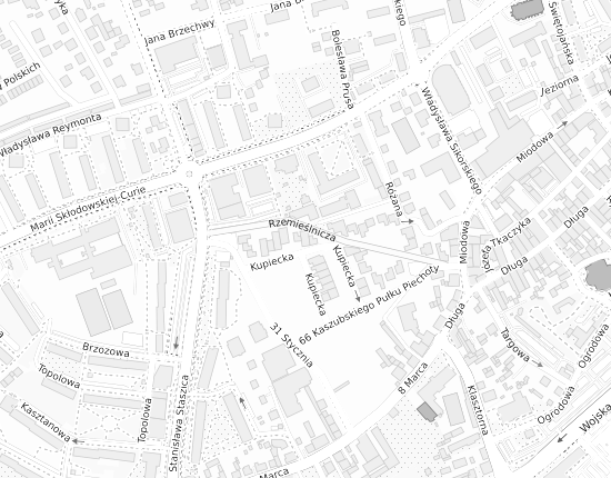 Mapa z adresem organizacji