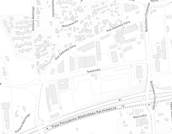 Mapa z adresem organizacji
