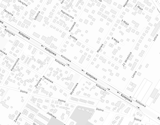 Mapa z adresem organizacji