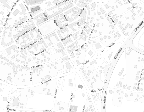 Mapa z adresem organizacji