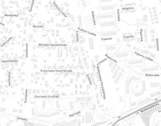 Mapa z adresem organizacji