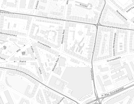 Mapa z adresem organizacji