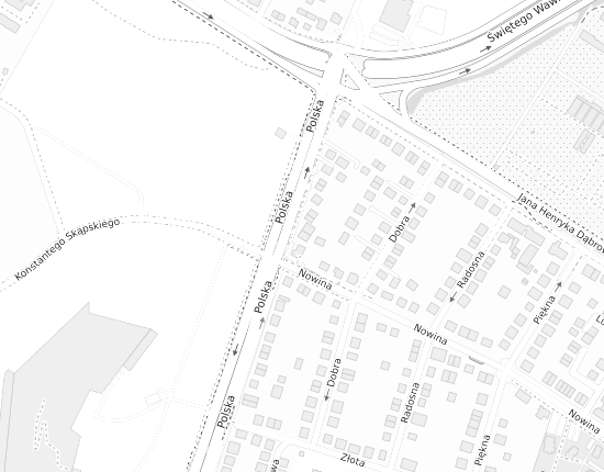 Mapa z adresem organizacji