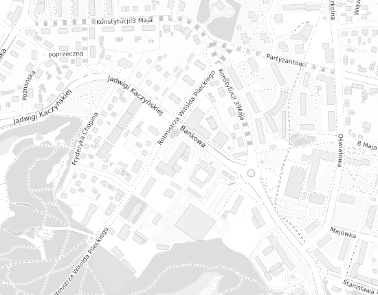Mapa z adresem organizacji