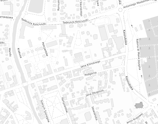 Mapa z adresem organizacji