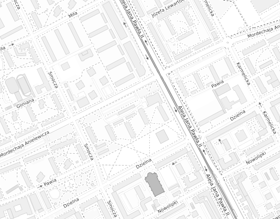 Mapa z adresem organizacji