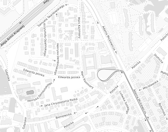 Mapa z adresem organizacji