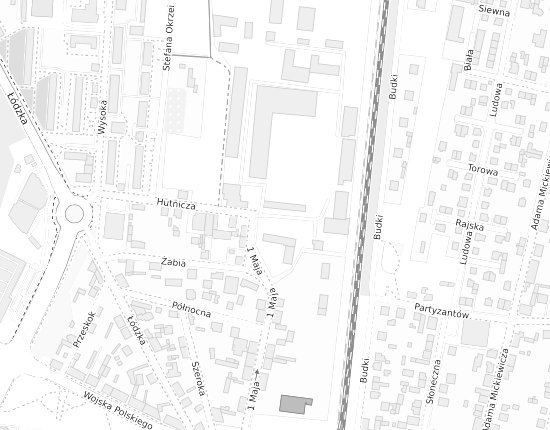 Mapa z adresem organizacji