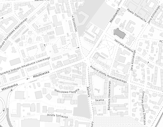 Mapa z adresem organizacji