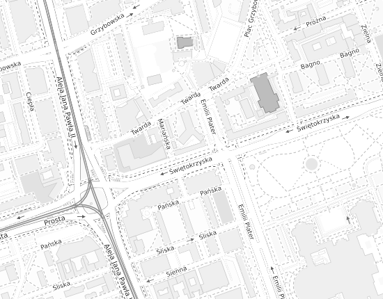 Mapa z adresem organizacji